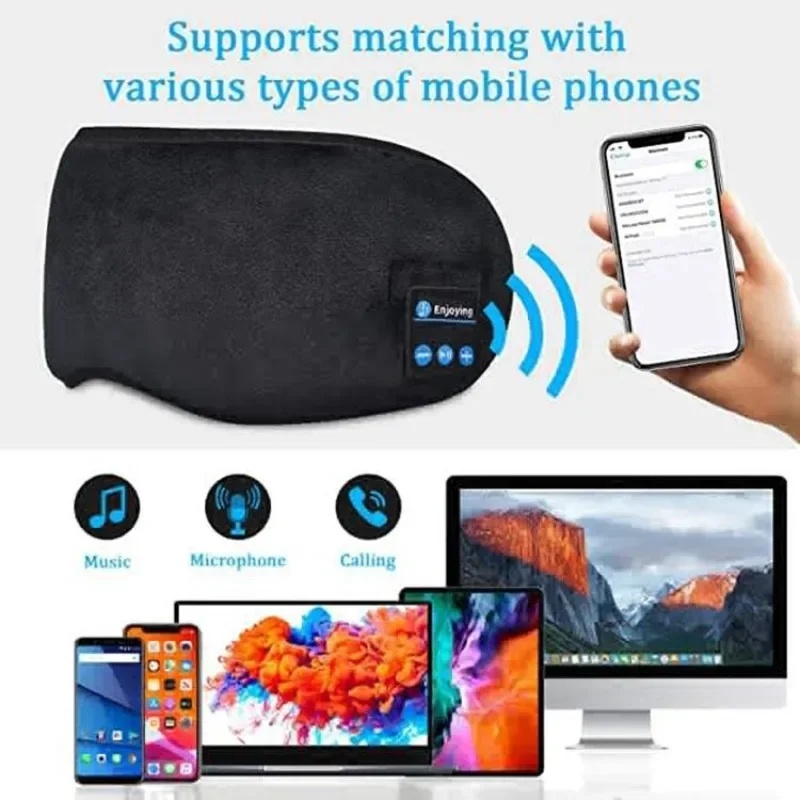 3D Eye Mask Bluetooth Headphon - 3D Printing Mask recension och pris