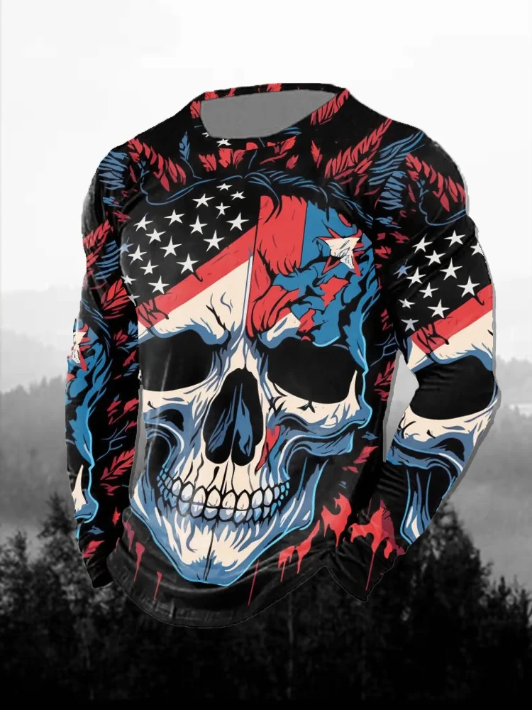 Men's 3D Print Red Dark Skull  - 3D Printing Custom recension och pris