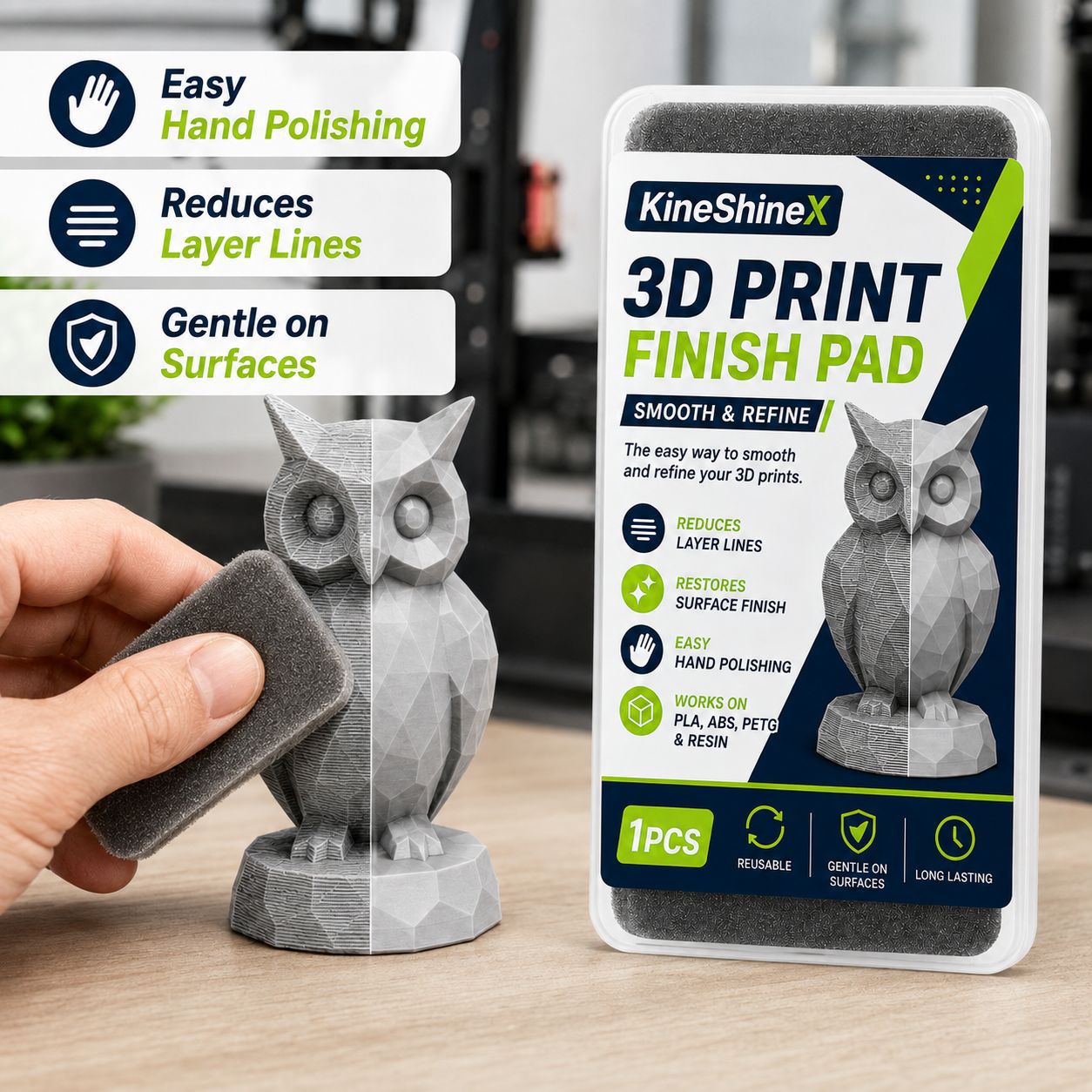 3D Print Finishing Pad, Reusab - 3D Printing Bambu Lab recension och pris