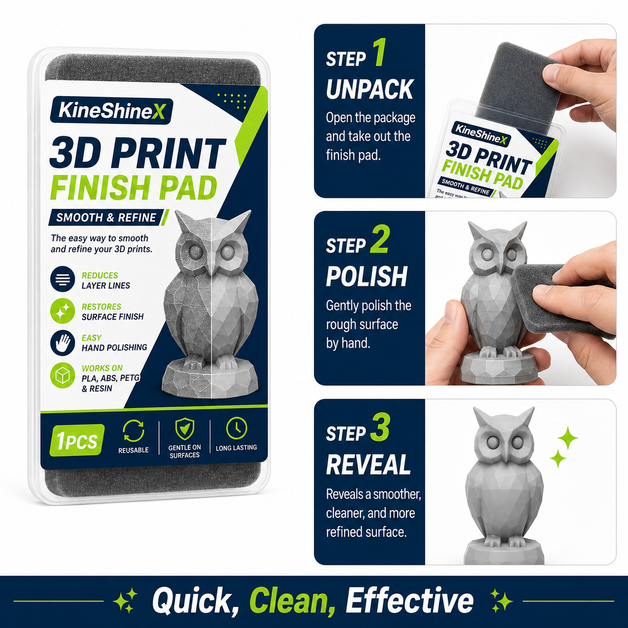 3D Print Finishing Pad, Reusab - 3D Printing Bambu Lab recension och pris